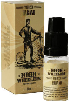 High Wheelers Fertige Nachfüllflüssigkeit Habano mit Rauchen Geschmack 3mg 10ml