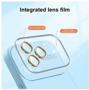 Kameraschutz Gehärtetes Glas Light Blue für das iPhone 13 Pro.