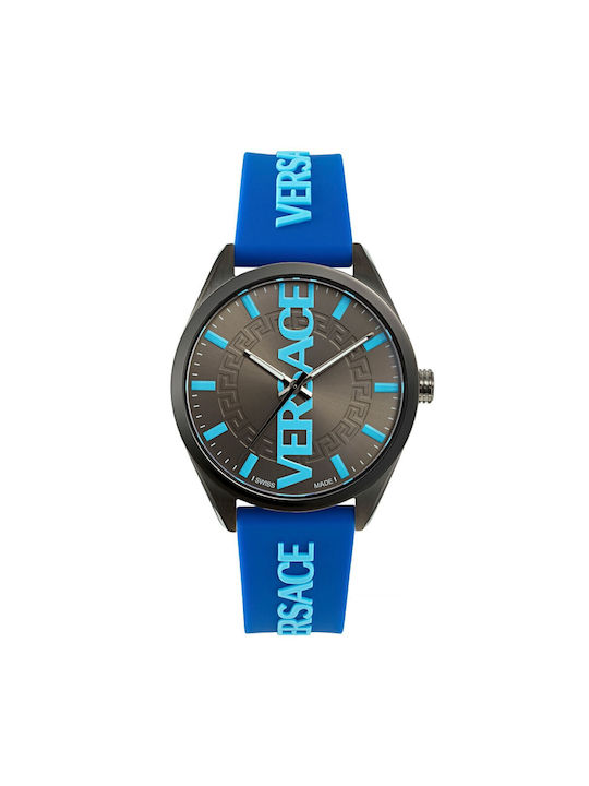 Versace watch hot sale rubber strap