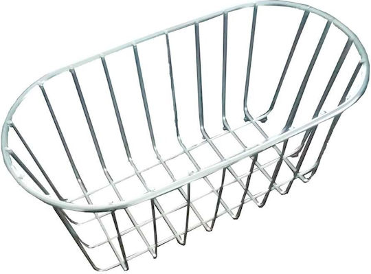 Sanitec No1 Sită Pentru Chiuvetă Inox Argintiu 28x14cm Sanitec No1 Sită Pentru Chiuvetă Inox Argintiu 28x14cm