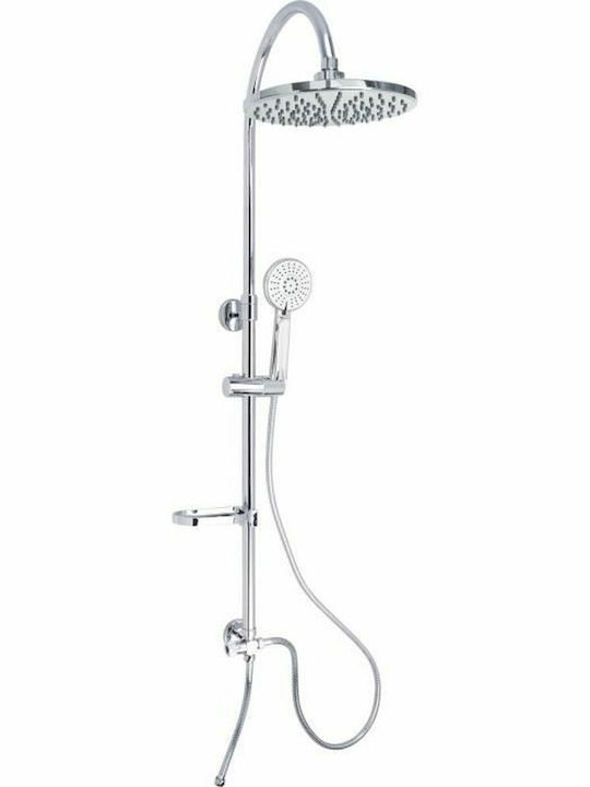 Edouard Rousseau S7162119 Shower Column without Mixer Silver