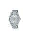 Casio Bracelet Uhr Batterie mit Silber Metallarmband