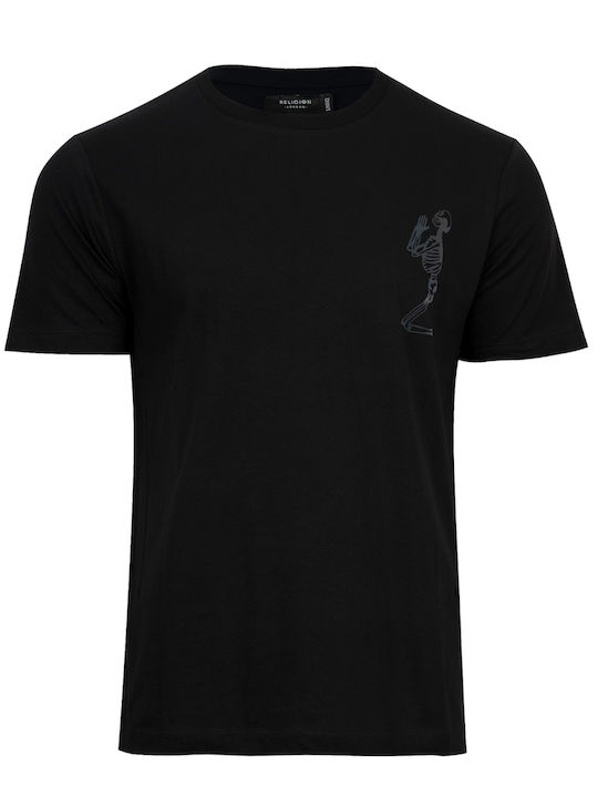 Religion Men's Short Sleeve Blouse Black