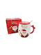 Angiolina Christmas Mug Ceramic White 1pcs