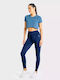 Обучение Женски Дълга легинси Високоталирани и с Push Up Navy