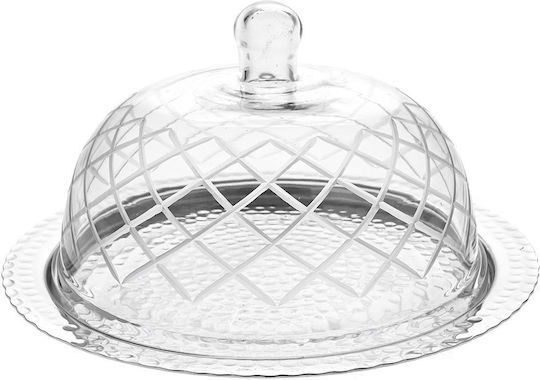 Iliadis Teller Untiefe Glas Silber mit Durchmesser 30cm Iliadis Teller Untiefe Glas Silber mit Durchmesser 30cm