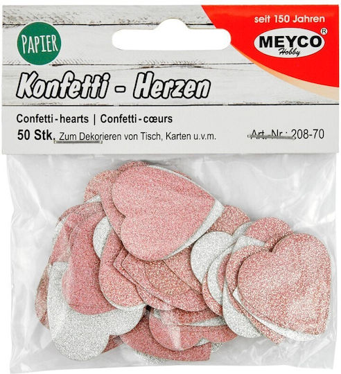 Meyco Inimi Accesoriu de Crăciun Confetti 50buc în culoarea Pink