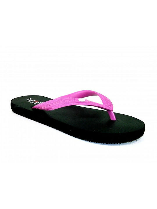 Twist Women's Flip Flops Black/Pink