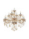 Artekko Chandelier with Crystals Brown 023-3027