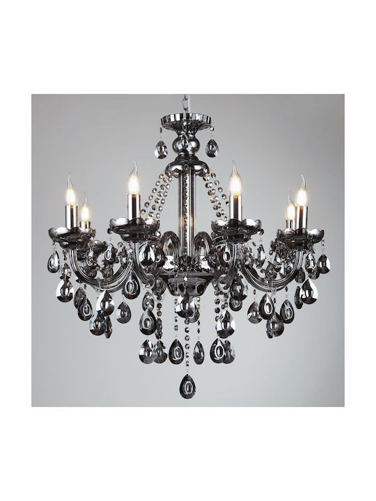 Artekko Chandelier with Crystals Gray 023-3019