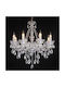 Artekko Chandelier with Crystals Transparent 023-3028