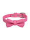 Nobleza Hundehalsband Leder in Rosa Farbe Medium