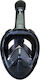 Bluewave Diving Mask Silicone Full Face with Breathing Tube in Black color