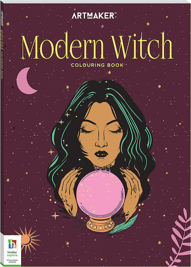 Malbuch Modern Witch