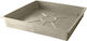 Sic Plast Plate Pot Plastic Granite 15.3x15.3cm...
