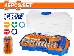 Wadfow Set 45 Screwdrivers with 45 Interchangeable Tips