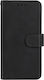 Wallet Δερμάτινο Μαύρο (Moto G31)
