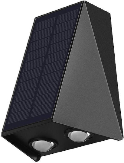 Powertech Соларна Светлина 1.5W 100лм Студено бяло 6500К с Фотоклетка IP54 8.3смx15.3смсм.