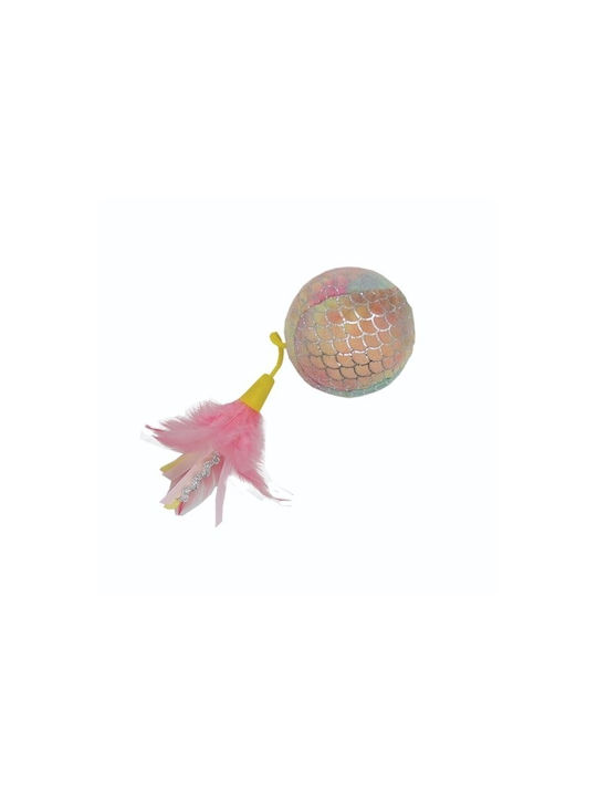 Happypet Mermaid Cat Toy Ball Pink