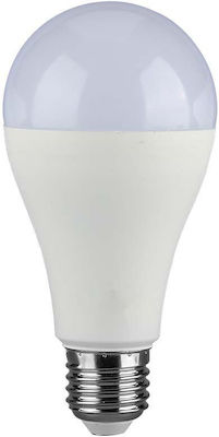 V-TAC Chip LED Lampen für Fassung E27 und Form A65 Kühles Weiß 1Stück