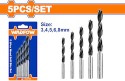 Wadfow Set of 5 Drills for Wood