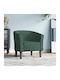 Armchair Dark Green 70x56x68cm
