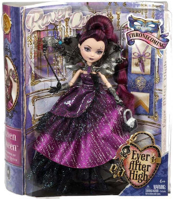 Mattel Thronecoming Raven Queen Păpușă Ever After High CBT65