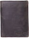 Leather Men's Wallet Classic with RFID Brown