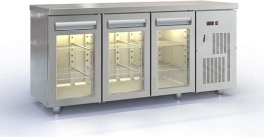 Inox Dobros Frigider Inoxidabil de Banc cu Sertar și Unitate de Răcire L180xl60xH87cm