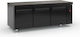 Inox Dobros Frigider Inoxidabil de Banc cu 3 Uși și Unitate de Răcire L150xl60xH87cm