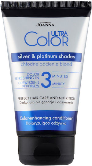 Joanna Ultra Color Hair Conditioner Coloring Cool Blonde Tones Hair Mask for Color Protection 100gr