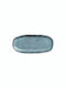 Porto Brasil Plate Serving Platter Oval Blue 16.5x8cm