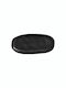 Porto Brasil Plate Serving Platter Oval Black 16.5x8cm