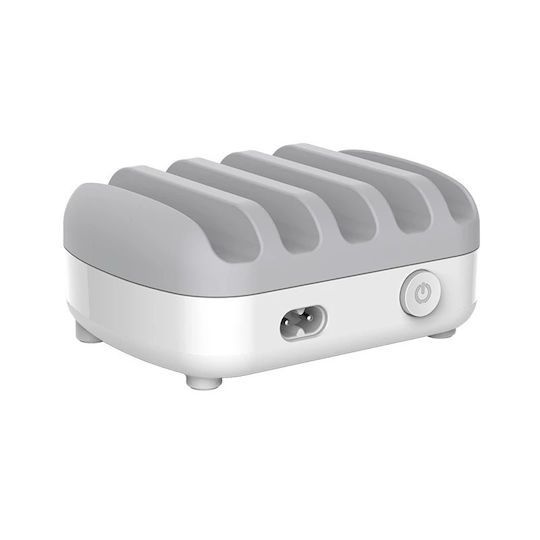 Orico Βάση Φόρτισης με 5 Θύρες USB-A 40W σε Λευκό χρώμα (DUK-5P)