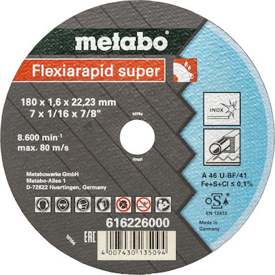 Metabo 616183000 Cutting Disc Metal 150mm 1pcs