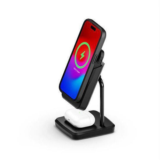 Cygnett Încărcător Wireless (Qi Pad) și Cablu USB-C 18W Negruς (CY-CY4631PBCHE)