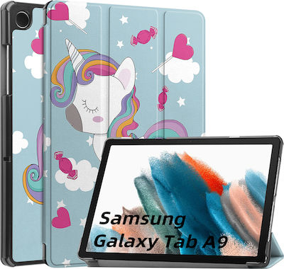 Techsuit Foldpro Flip Cover Γαλάζιο (Galaxy Tab A9 8.7)