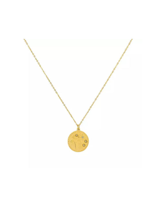 Necklace Zodiac Sign Gold Plated Aries