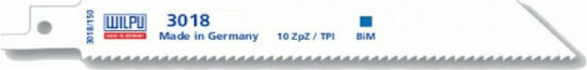 Wilpu Jig Saw Blade for Metal 200mm 5pcs 3018/200