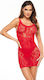 Beauty Night Chemise Секси бебешка нощница Червен