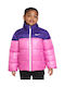Kinder Sportjacke Kurz mit Kapuze Rosa
