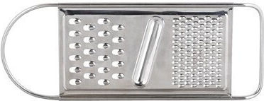 Flat Handle Inox Cheese Grater Made of Stainless Steel 11x30cm
