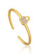 Ania Haie Ring made of Silver Gold Plated