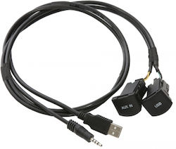 Per.Pic USB-Auto-Adapter für VW