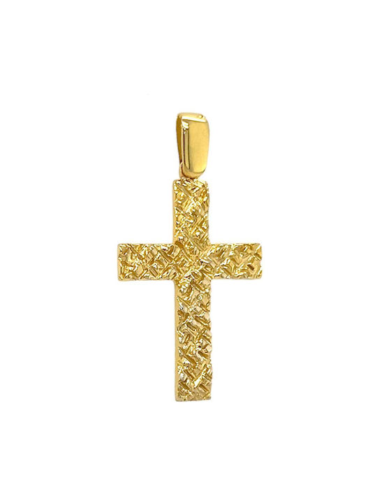 Xryseio Damen Gold Kreuz 9K