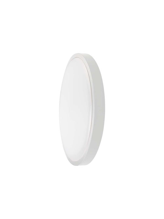 V-TAC Outdoor Ceiling Flush Mount with Integrated LED in White Color 76201