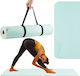 4FIZJO 4FIT150-Menta Trainingsmatte Gymnastikmatte Pilates Menta (183x61x1cm)