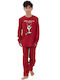 Crazy Farm Kids Nightwear Winter Red Pajama