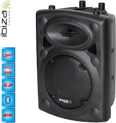 Ibiza Sound SLK8A-USB SLK8A-USB Autoîntăritor Speaker PA 300W cu Woofer 8" 33.7x28.8x46.5cm.