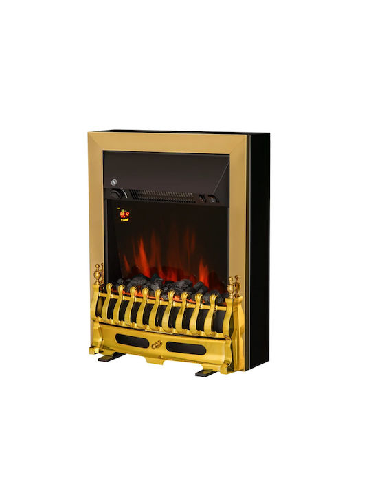 HomCom Επιδαπέδιο Ηλεκτρικό Τζάκι 2000W 48.2x59.2cm
